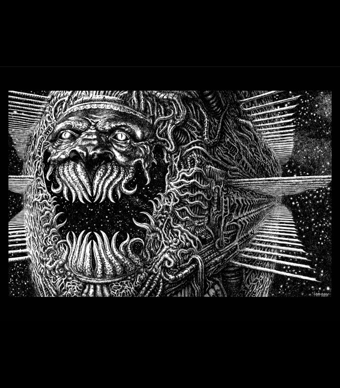 Reprographie papier "Le vaisseau mange-monde" Tom CUZOR