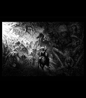 Reprographie papier "L'armée des Enfers" Tom CUZOR