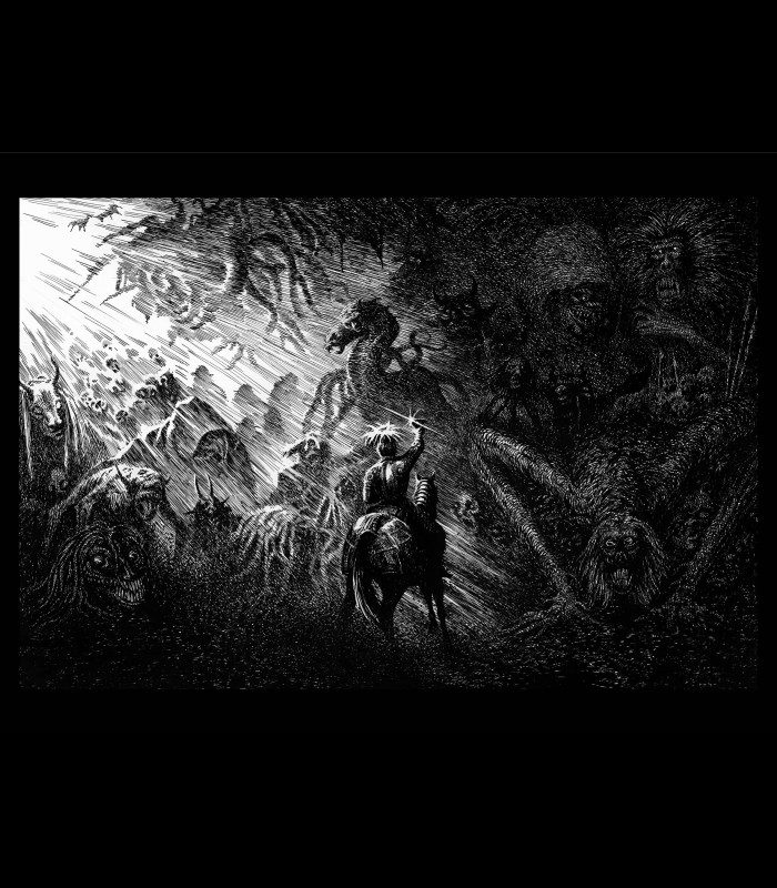 Reprographie papier "L'armée des Enfers" Tom CUZOR