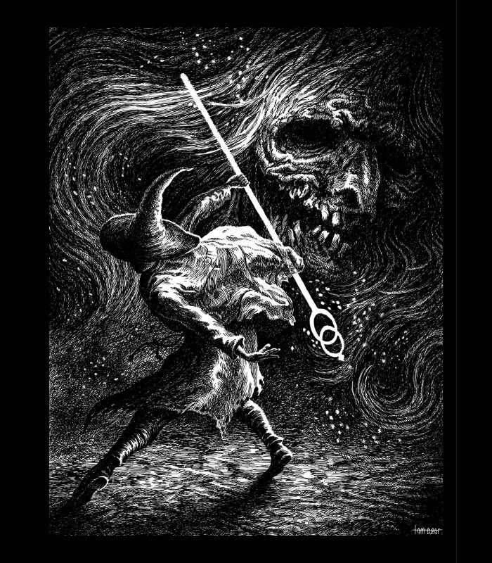 Reprographie papier "L'ombre de l'Épervier" Tom CUZOR