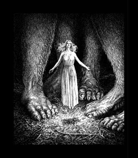 Reprographie papier "La fille des Géants" Tom CUZOR