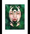Reprographie papier "Visage poison" Azra MANTIS