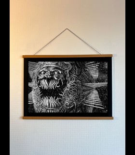 Cadre baguettes magnétiques