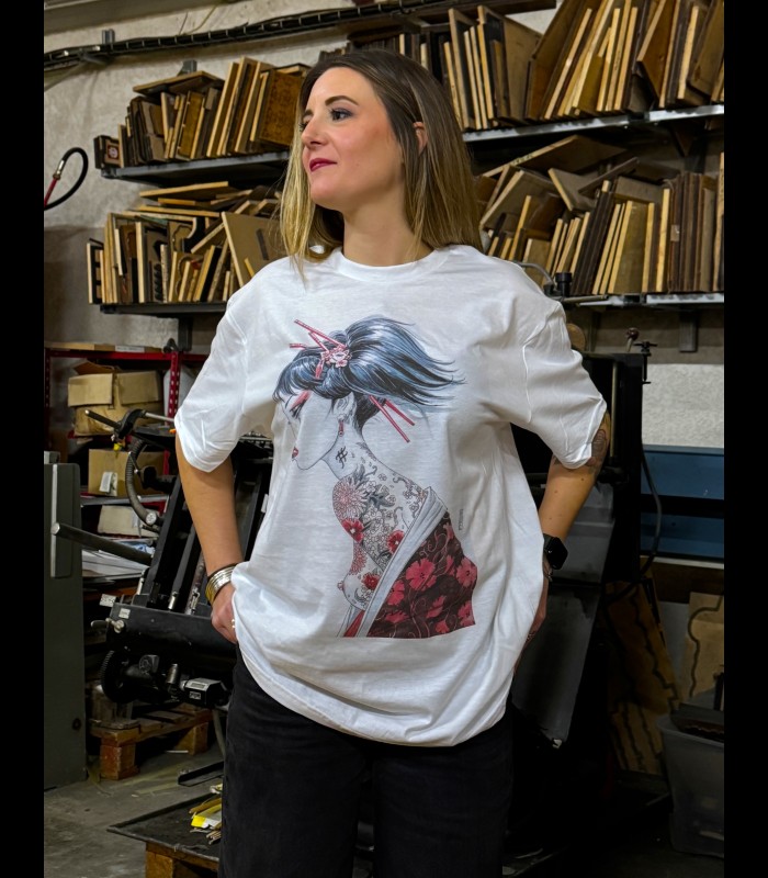 T-shirt "Geisha profil" Olivier Ledroit