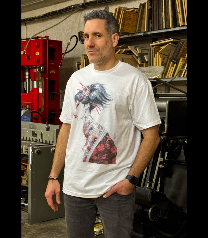 T-shirt "Geisha profil" Olivier Ledroit
