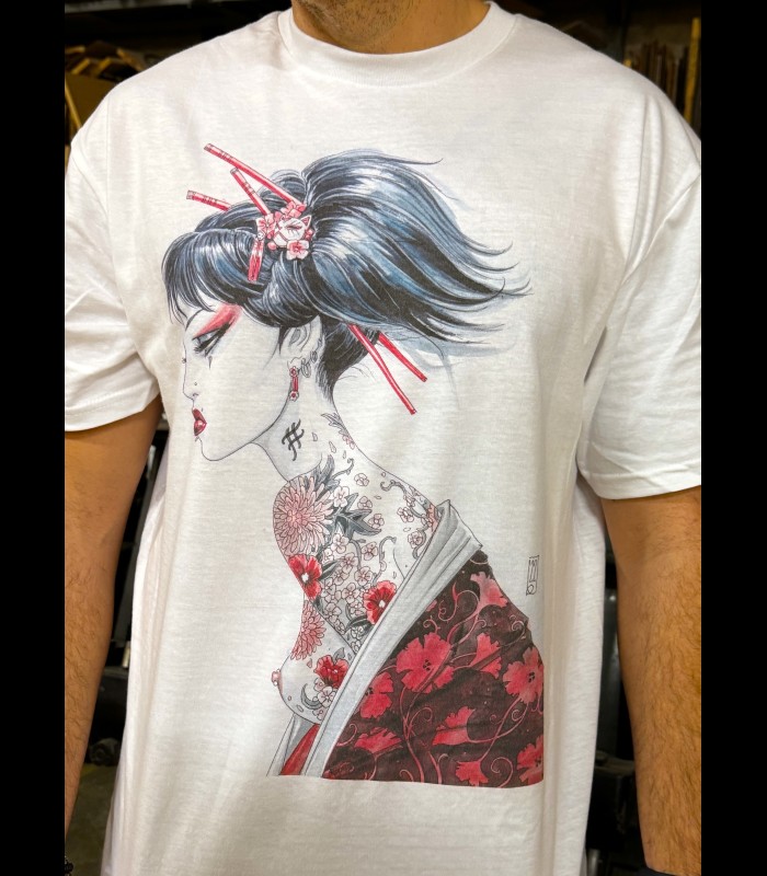 T-shirt "Geisha profil" Olivier Ledroit