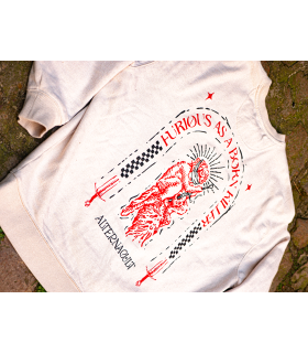 Crewneck FURIOUS brodé et sérigraphié – Alternacult