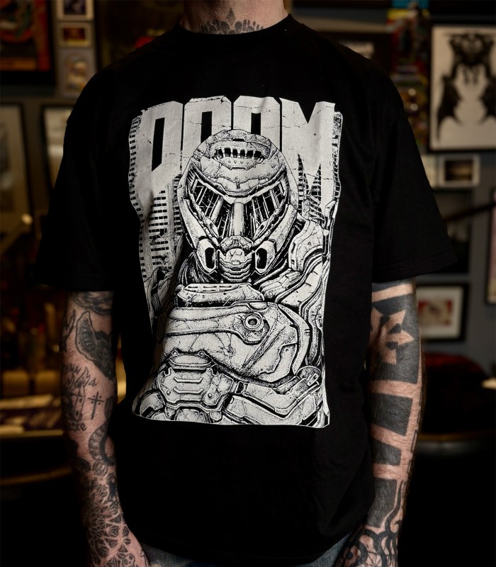 T-shirt "DOOM GUY" SINPIGGYHEAD