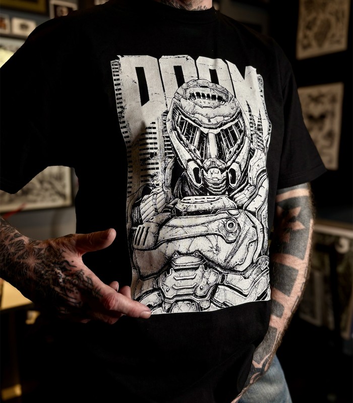 T-shirt "DOOM GUY" SINPIGGYHEAD