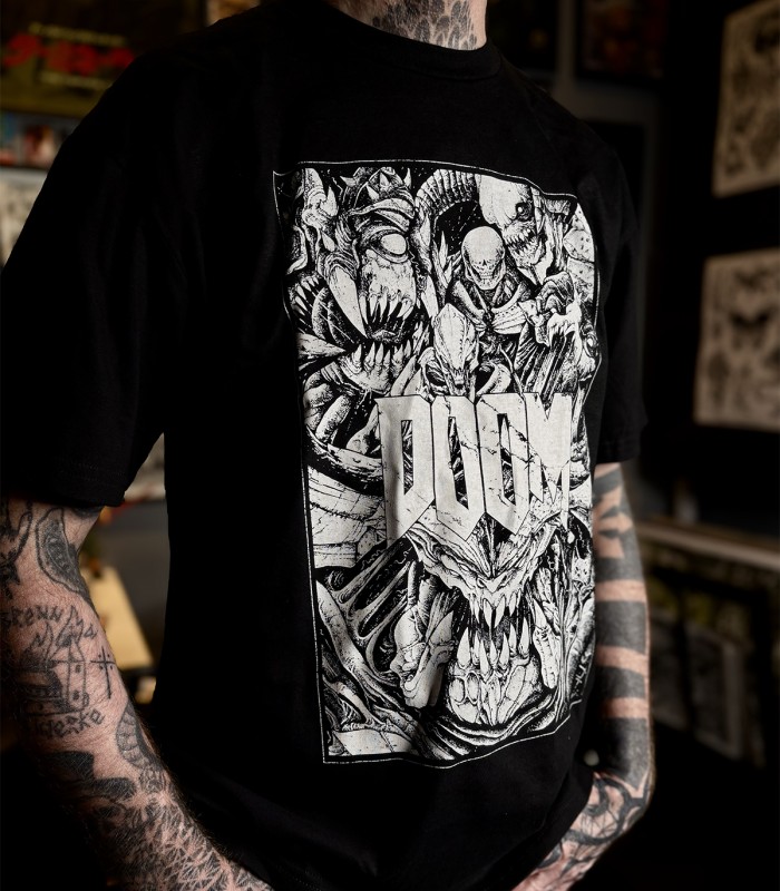 T-shirt "DOOM MONSTERS" SINPIGGYHEAD