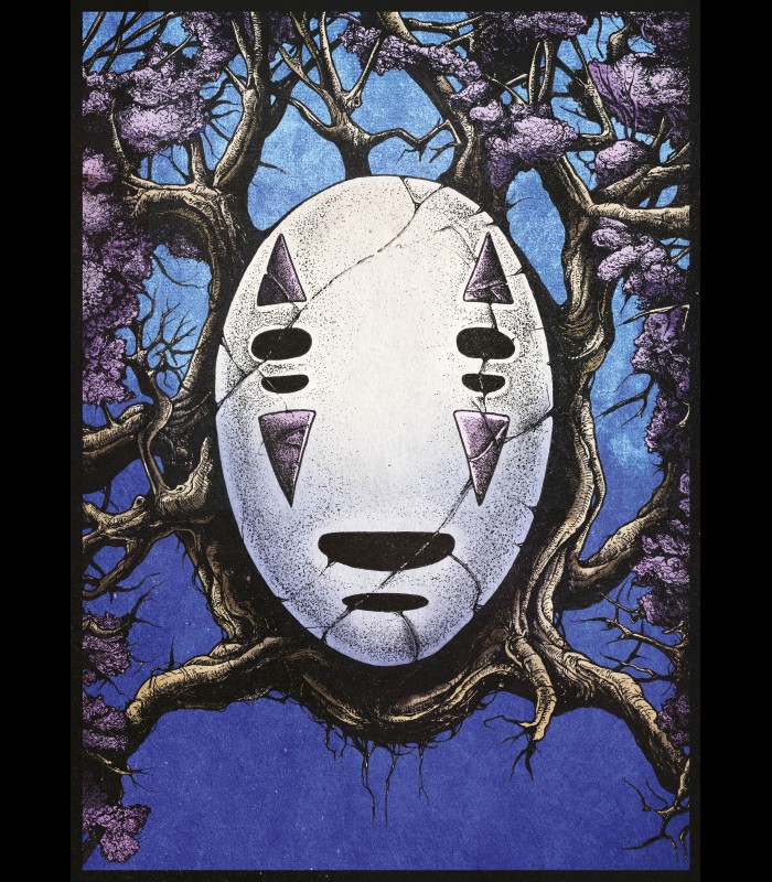 Reprographie papier " Mask " SINPIGGYHEAD