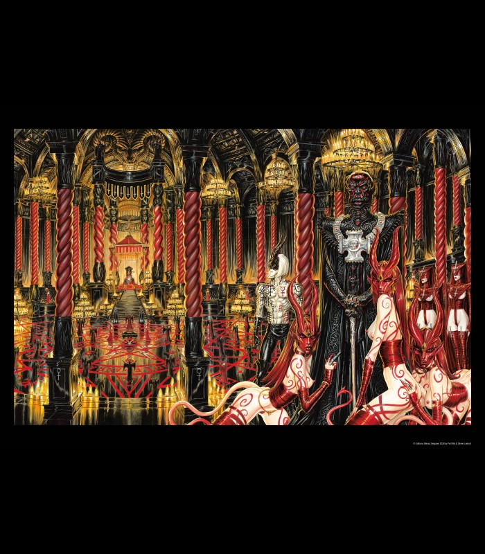 Reprographie papier REQUIEM " Hellfire club " Olivier LEDROIT