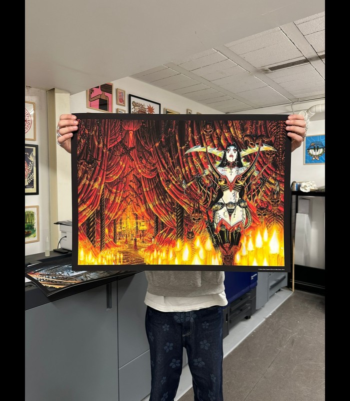 Reprographie papier REQUIEM couverture tome 2 Olivier LEDROIT