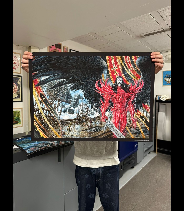 Reprographie papier REQUIEM couverture tome 3 Olivier LEDROIT