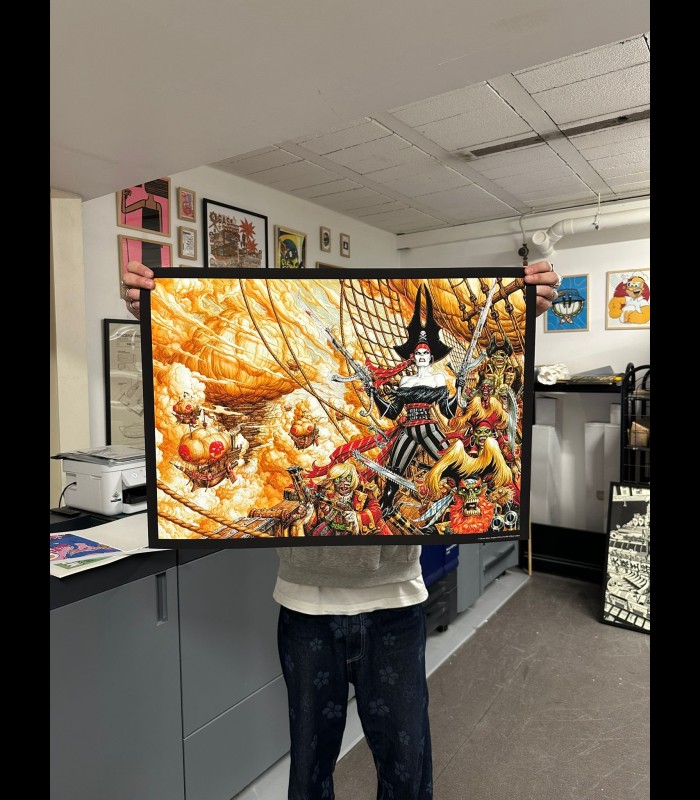 Reprographie papier REQUIEM couverture tome 5 Olivier LEDROIT