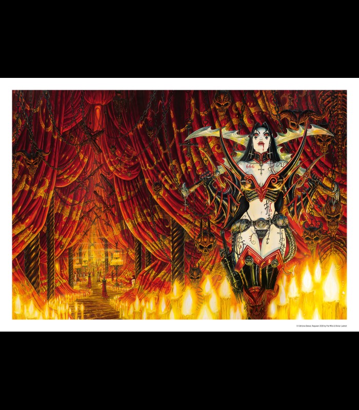 Tirages fine Art, numérotés signés " Danse macabre " Olivier LEDROIT