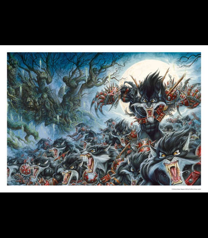 Tirages fine Art, numérotés signés " Le bal des vampires " Olivier LEDROIT