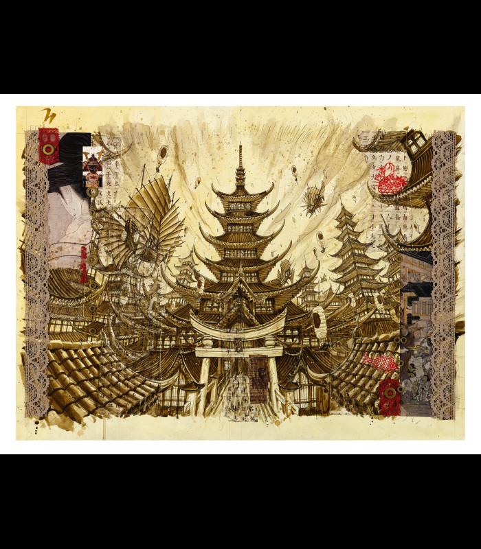 Reprographie papier " Tokyo " Olivier LEDROIT