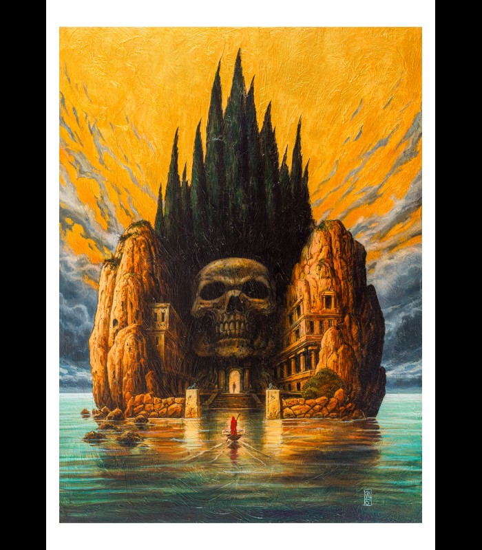 Impression d'art " L'ile des morts 1 " Olivier LEDROIT