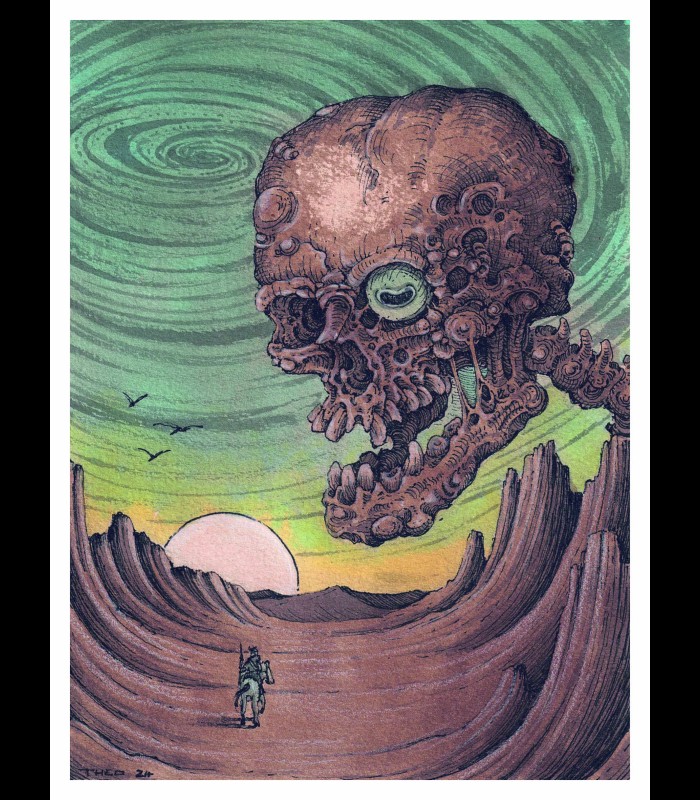 Reprographie papier " Don Quichotte " Théo FIEVEZ
