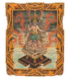 Reprographie papier " Belzebuth " Théo FIEVEZ
