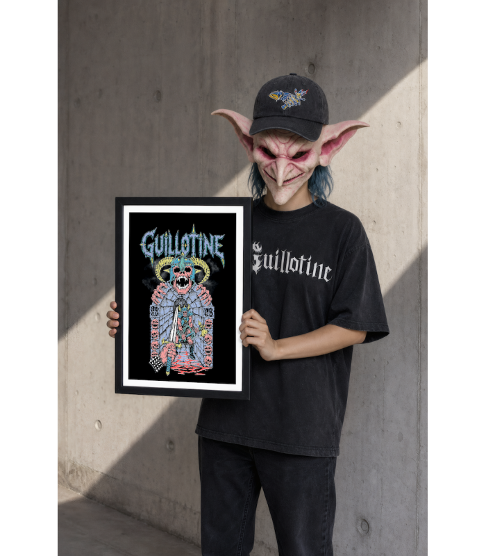 Reprographie papier " Ruin of death " GUILLOTINE