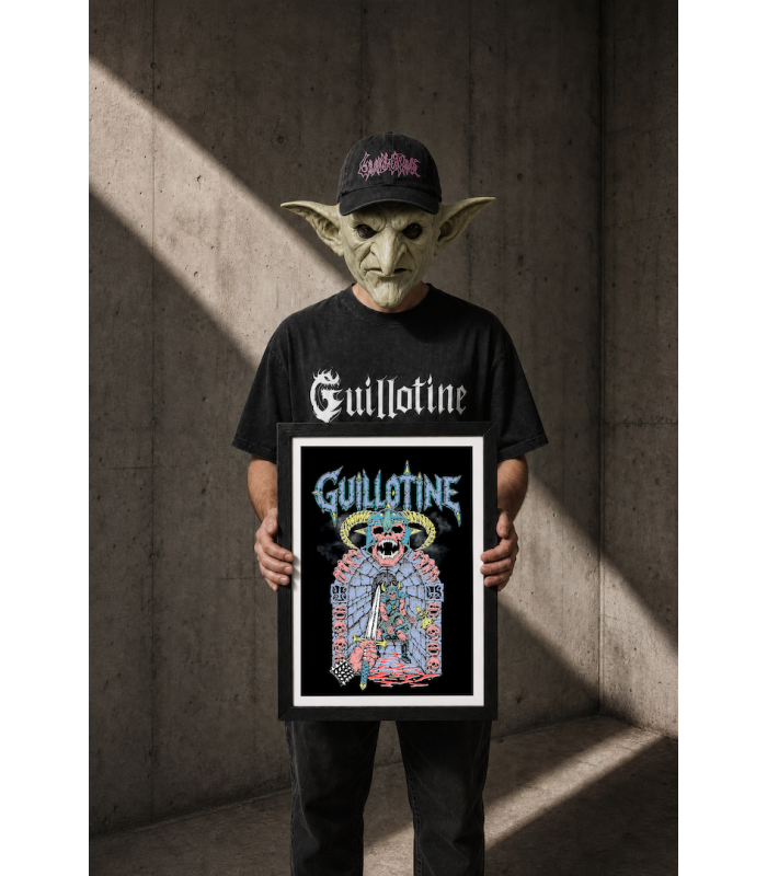 Reprographie papier " Ruin of death " GUILLOTINE