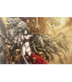 Tirage A2 "Claudia et les chevaux de Bartholdi" Olivier Ledroit
