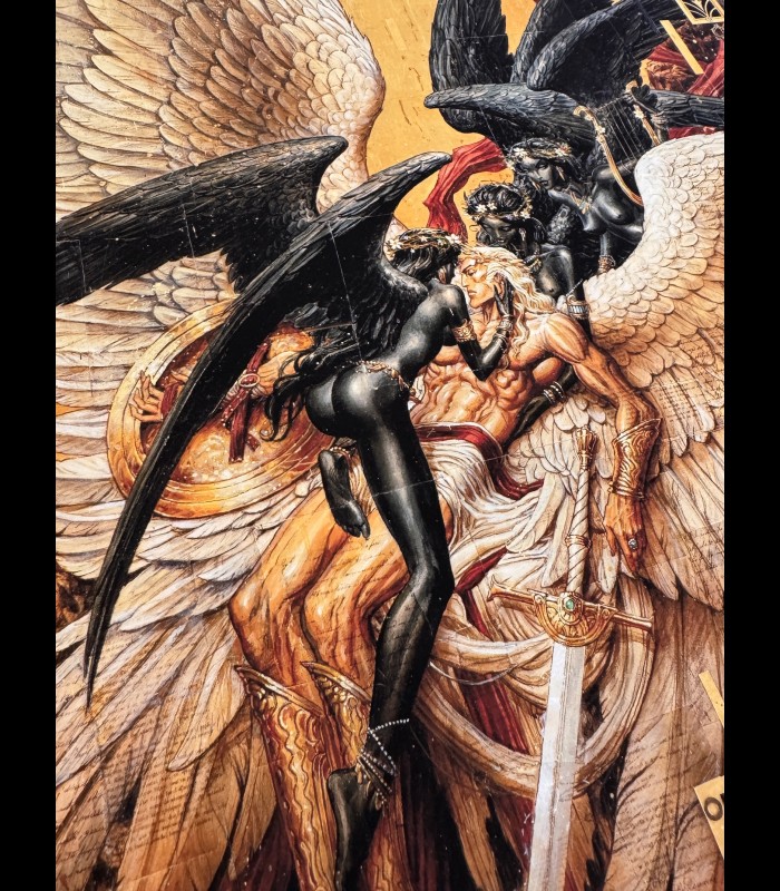 Impression d'art " l'ange déchut " Olivier LEDROIT