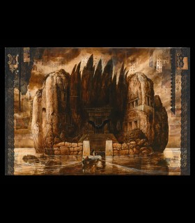 Impression d'art " L'ile des morts 2 " Olivier LEDROIT