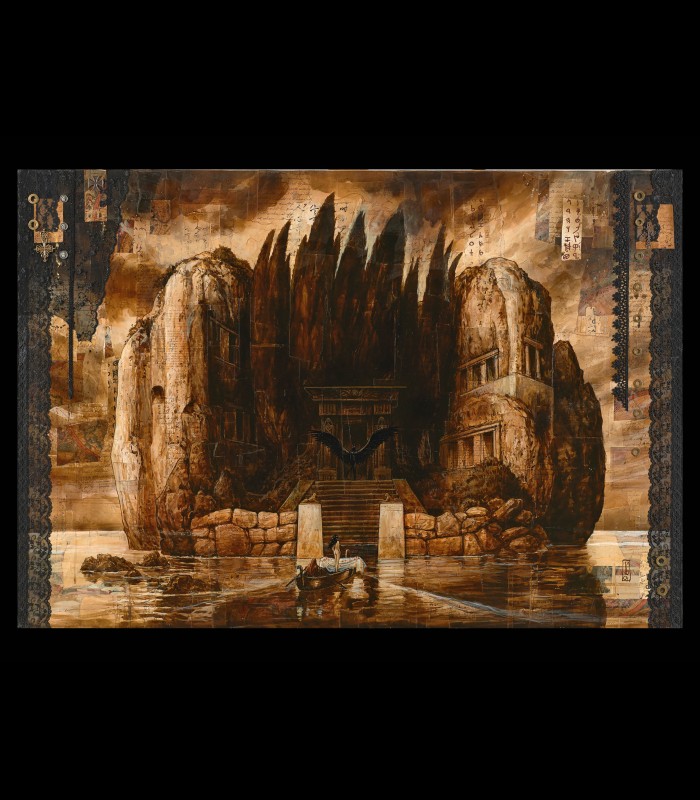 Impression d'art " L'ile des morts 2 " Olivier LEDROIT