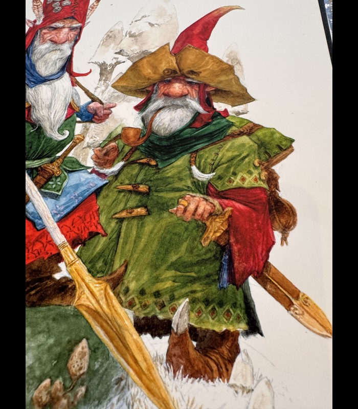 Reprographie papier GNOMES DE RENOMMÉE Adrian SMITH
