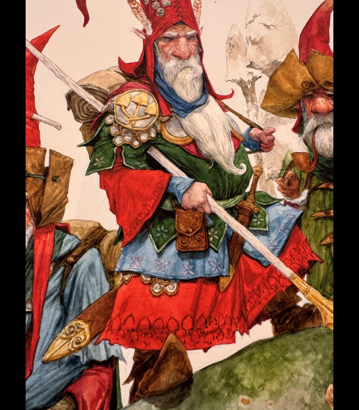 Reprographie papier GNOMES DE RENOMMÉE Adrian SMITH