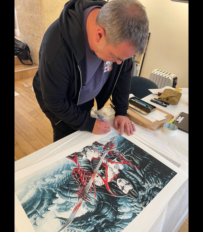 Guitare Fender Claudia Démona Olivier Ledroit et Georges Douna