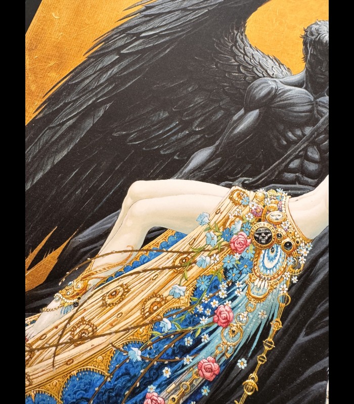 Impression d'art " La jeune fille et la mort " Olivier LEDROIT