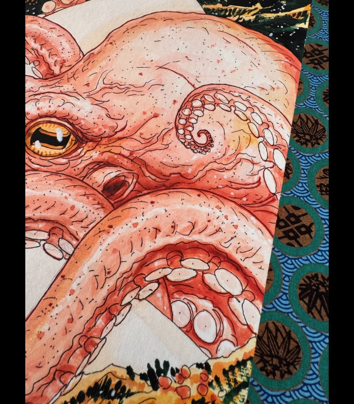 Rêve du pêcheur Edo – Impression d’art Olivier Ledroit