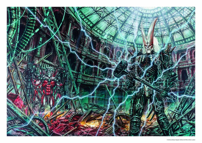 REQUIEM  La chute de Dracula – Tirage Fine Art Olivier Ledroit