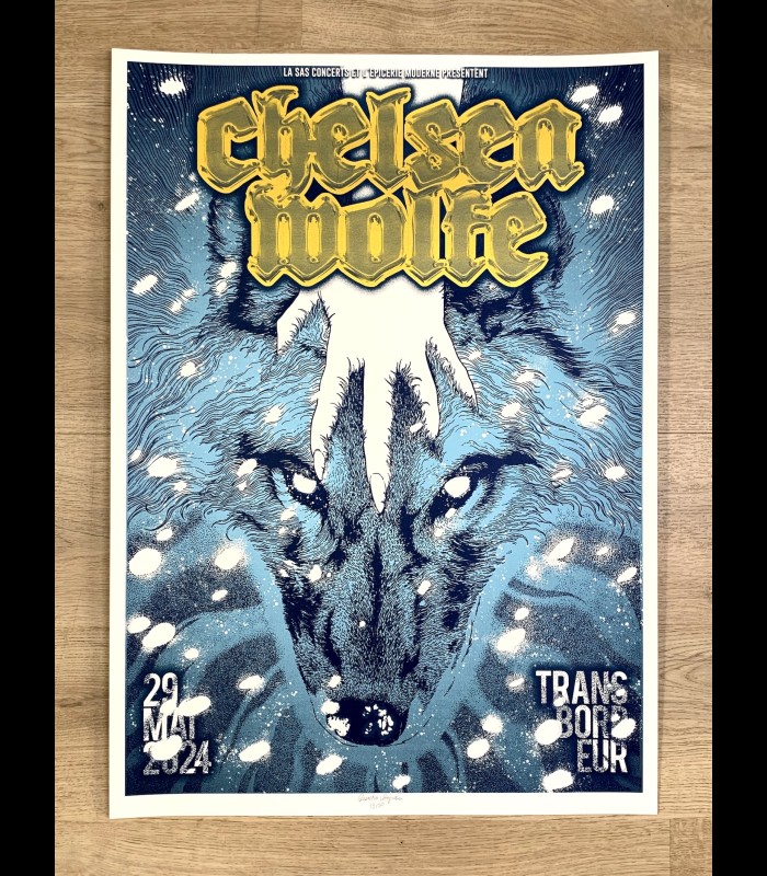 Sérigraphie "CHELSEA WOLFE" Quentin Utopia