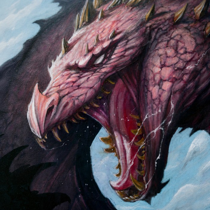 Dragon – Impression d’art Black SENO