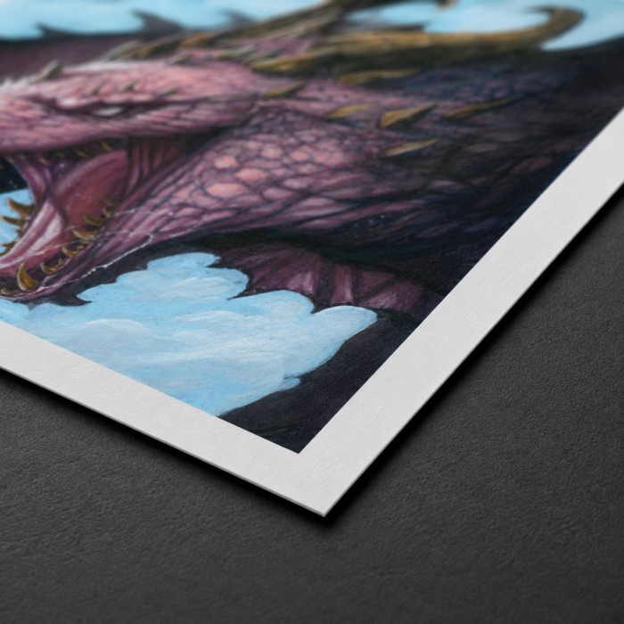 Dragon – Impression d’art Black SENO
