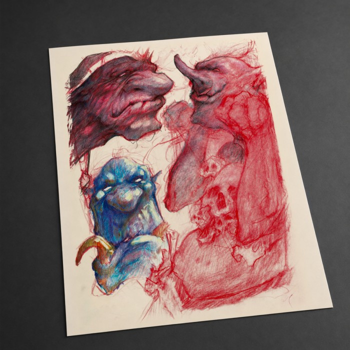 Étude sur les Goblins 1 – Impression Black SENO