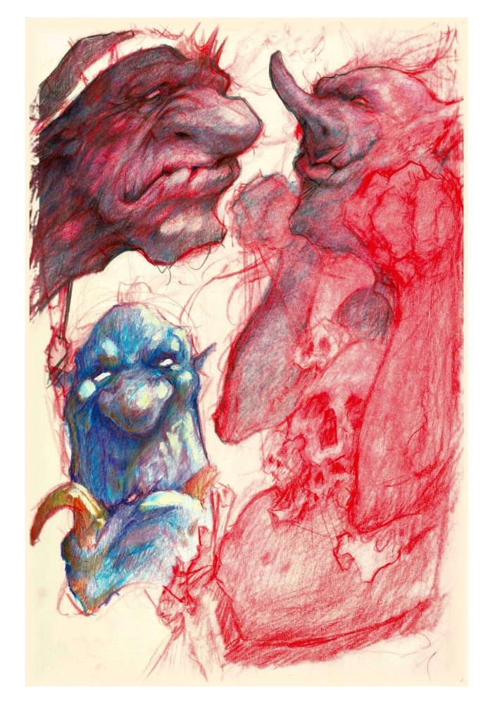 Étude sur les Goblins 1 – Impression Black SENO
