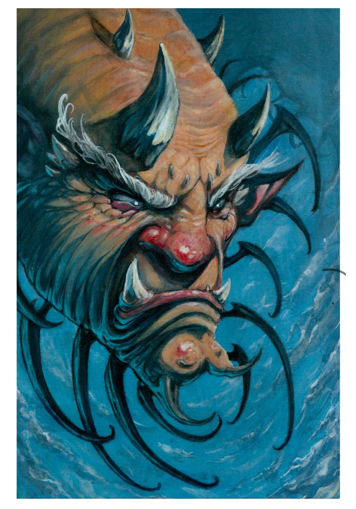 Old Yokai – Impression d’art Black SENO