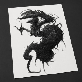 Xeno Mermaid – Impression d’art Black SENO