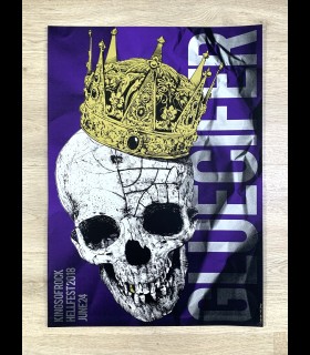 Sérigraphie "GLUECIFER HELLFEST 2018" Quentin Utopia