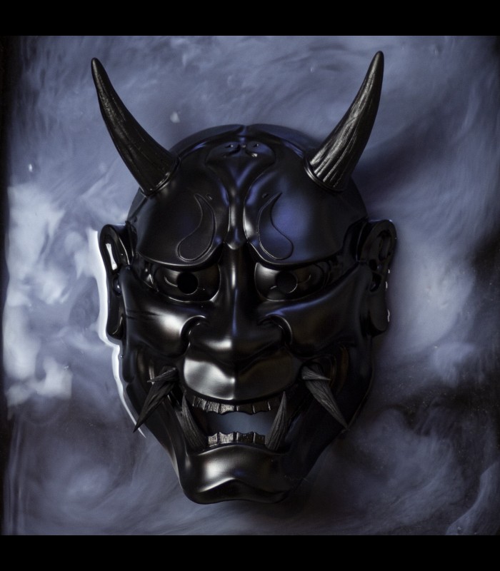 Masque "HANNYA PURE BLACK" Kogei