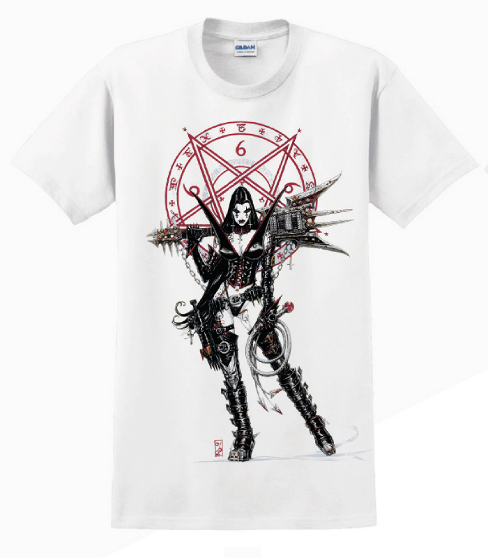 T-shirt "Dame Vampire" Olivier LEDROIT