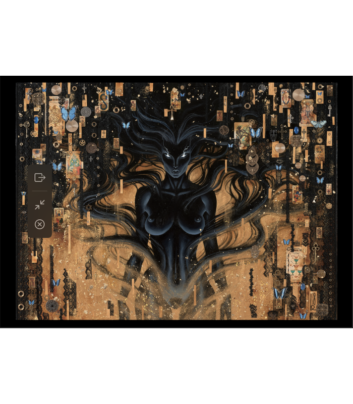 Reprographie papier "Sha the shadow one" OLIVIER LEDROIT