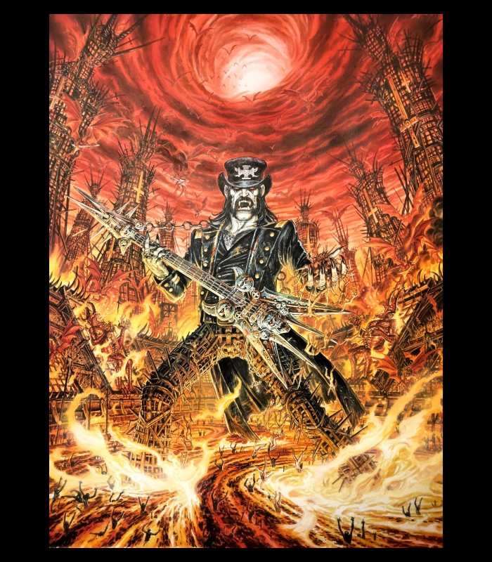 Reprographie papier "Vampire Hurlant" OLIVIER LEDROIT