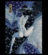 Tirage digital "Geisha bleue nue" OLIVIER LEDROIT